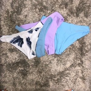 Set of 4 Swimsuit Bottoms